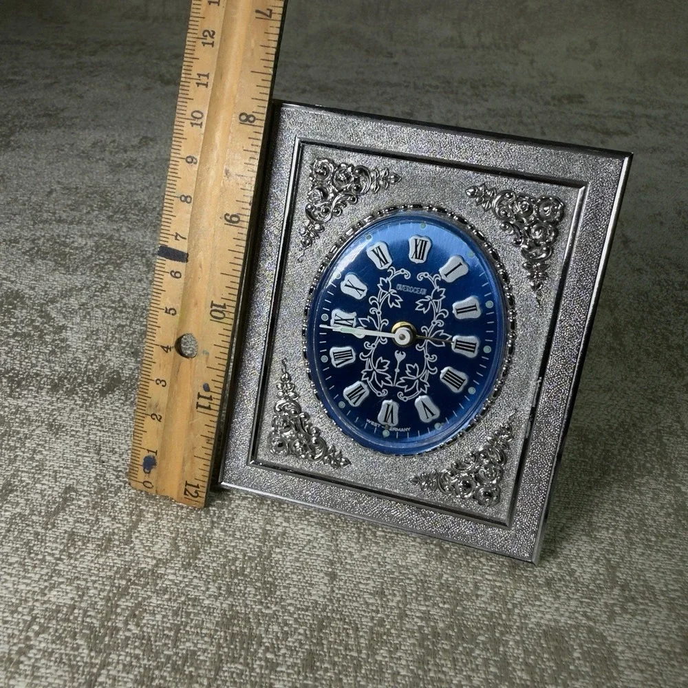 Vintage Alarm Clock From West Germany- OVEROCEAN It Works!